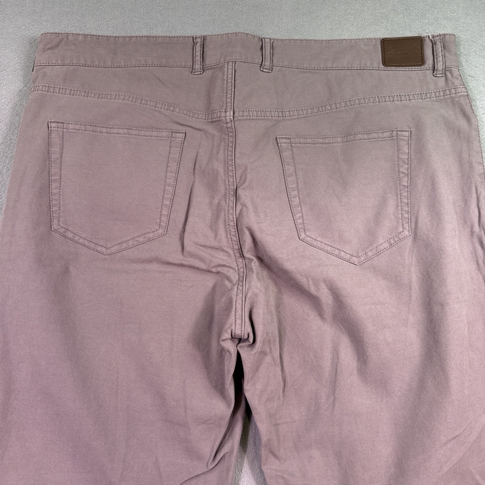 Peter Millar Crown Vintage Canvas Pants Mens 40 Gray 5 Pocket Chino JEANS - Picture 7 of 8